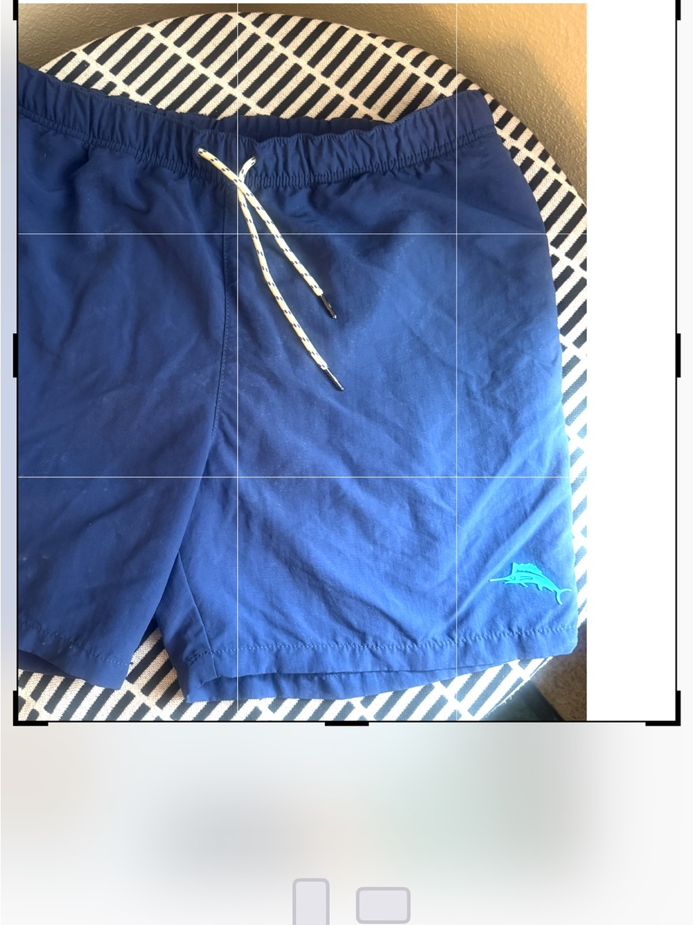 Tommy Bahama Blue Swim Shorts with Aqua Mesh Lining